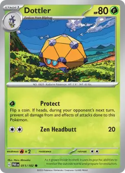 Pokémon-Karte Dottler 011/182