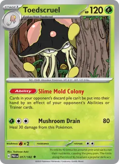 Pokémon-Karte Toedscruel 017/182