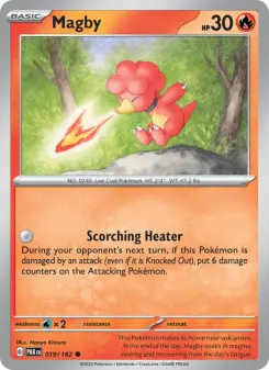 Pokémon-Karte Magby 019/182