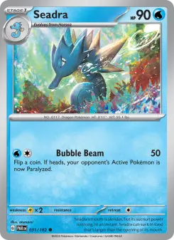 Pokémon-Karte Seadra 031/182