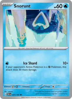 Pokémon-Karte Snorunt 037/182