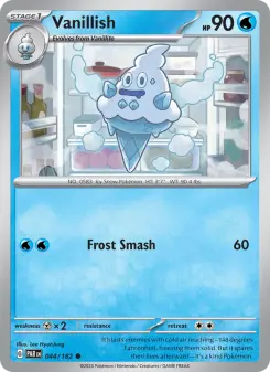 Pokémon-Karte Vanillish 044/182