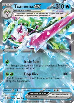 Pokémon-Karte Tsareena ex 046/182