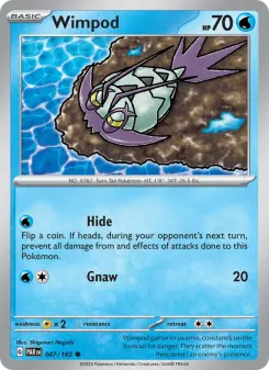 Pokémon-Karte Wimpod 047/182
