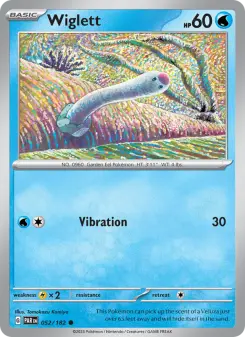 Pokémon-Karte Wiglett 052/182