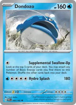 Pokémon-Karte Dondozo 055/182