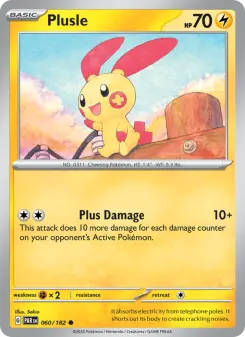 Pokémon-Karte Plusle 060/182