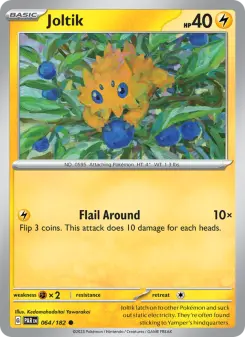 Pokémon-Karte Joltik 064/182
