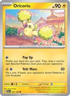Pokémon-Karte Oricorio 067/182