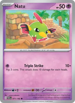 Pokémon-Karte Natu 071/182