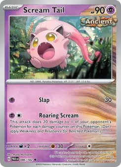 Pokémon-Karte Scream Tail 086/182
