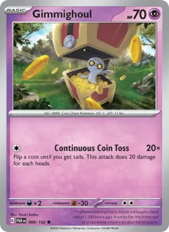 Pokémon-Karte Gimmighoul 088/182