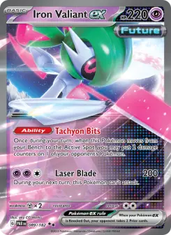 Pokémon-Karte Iron Valiant ex 089/182