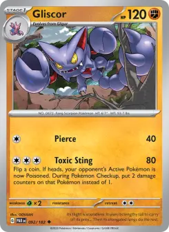 Pokémon-Karte Gliscor 092/182