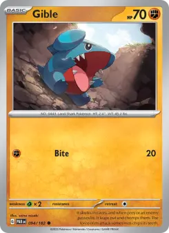 Pokémon-Karte Gible 094/182