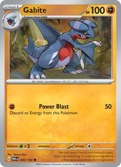 Pokémon-Karte Gabite 095/182