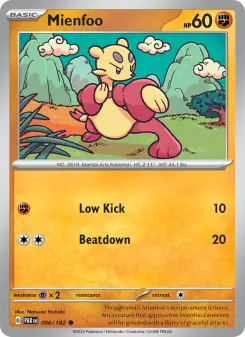 Pokémon-Karte Mienfoo 096/182