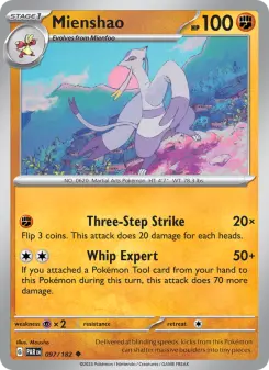 Pokémon-Karte Mienshao 097/182