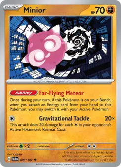 Pokémon-Karte Minior 099/182
