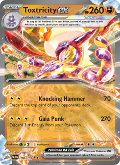 Pokémon-Karte Toxtricity ex 100/182
