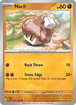 Pokémon-Karte Nacli 101/182