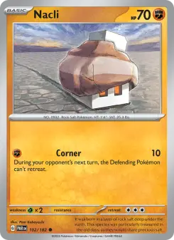 Pokémon-Karte Nacli 102/182