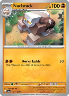 Pokémon-Karte Naclstack 103/182