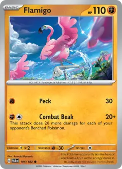 Pokémon-Karte Flamigo 106/182