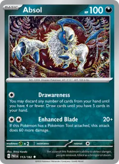 Pokémon-Karte Absol 113/182