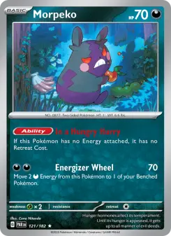 Pokémon-Karte Morpeko 121/182