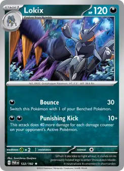 Pokémon-Karte Lokix 122/182