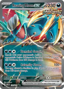 Pokémon-Karte Roaring Moon ex 124/182