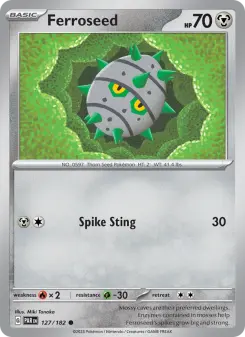 Pokémon-Karte Ferroseed 127/182