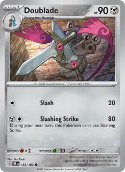 Pokémon-Karte Doublade 132/182