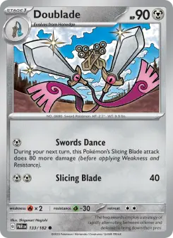 Pokémon-Karte Doublade 133/182