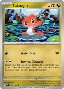 Pokémon-Karte Tatsugiri 141/182