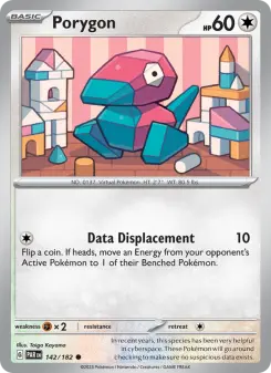 Pokémon-Karte Porygon 142/182