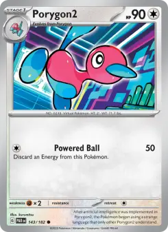 Pokémon-Karte Porygon2 143/182