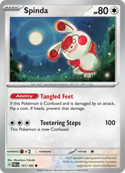 Pokémon-Karte Spinda 151/182