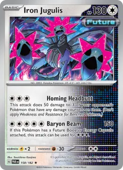 Pokémon-Karte Iron Jugulis 158/182