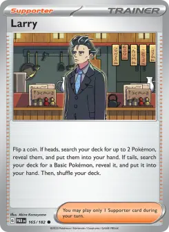 Pokémon-Karte Larry 165/182