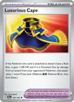 Pokémon-Karte Luxurious Cape 166/182