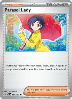 Pokémon-Karte Parasol Lady 169/182