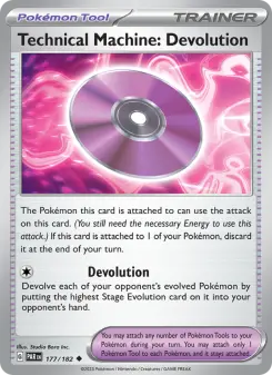 Pokémon-Karte Technical Machine: Devolution 177/182