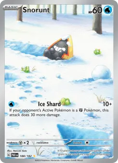 Pokémon-Karte Snorunt 188/182