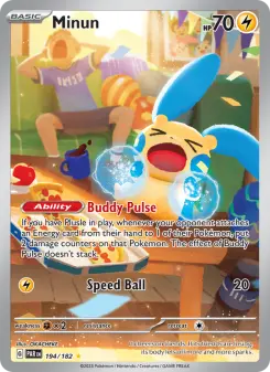 Pokémon-Karte Minun 194/182