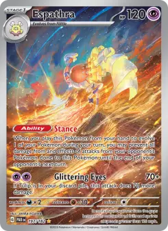 Pokémon-Karte Espathra 197/182