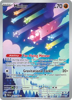 Pokémon-Karte Minior 201/182