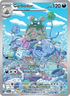 Pokémon-Karte Garbodor 204/182