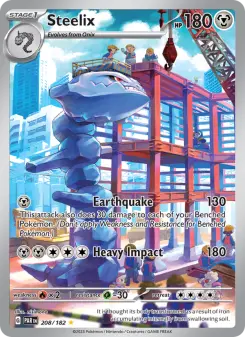 Pokémon-Karte Steelix 208/182